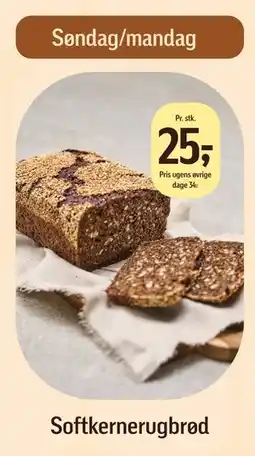 Føtex Softkernerugbrød tilbud