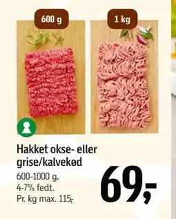 Føtex Hakket okse- eller grise/kalvekød tilbud