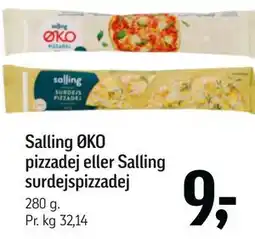 Føtex Salling ØKO pizzadej eller Salling surdejspizzadej tilbud