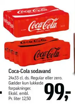 Føtex Coca-Cola sodavand tilbud