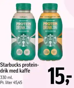 Føtex Starbucks protein-drik med kaffe tilbud