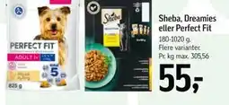Føtex Sheba, Dreamies eller Perfect Fit tilbud
