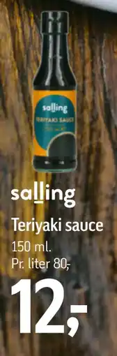 Føtex Teriyaki sauce tilbud