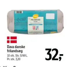 Føtex Dava danske frilandsæg tilbud
