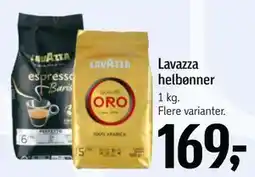Føtex Lavazza helbønner tilbud