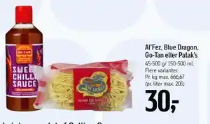 Føtex Al’Fez, Blue Dragon, Go-Tan eller Patak’s tilbud