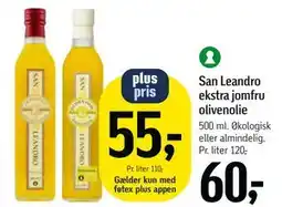 Føtex San Leandro ekstra jomfru olivenolie tilbud
