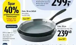 Føtex Spar 40% på Køkkenchef Premium Titanium pander tilbud