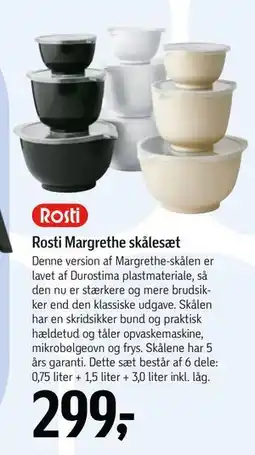 Føtex Rosti Margrethe skålesæt tilbud