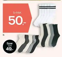 Føtex Strømper eller footies til dame eller herre tilbud