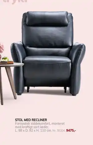 STOL MED RECLINER