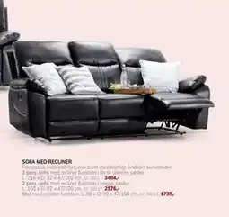 Daells Bolighus 3 pers. sofa tilbud