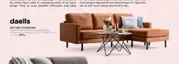 Daells Bolighus SOFA MED CHAISELONG tilbud