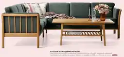 Daells Bolighus KLASSISK SOFA I HJØRNEOPSTILLING tilbud
