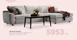 Daells Bolighus SOFA MED XL CHAISELONG tilbud
