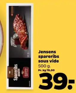 Netto Jensens spareribs sous vide tilbud
