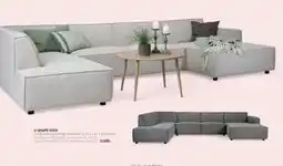 Daells Bolighus U-SHAPE SOFA tilbud