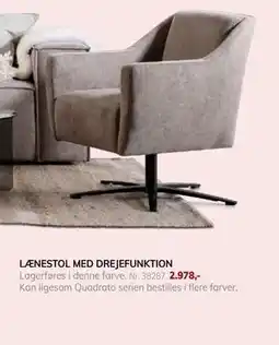 Daells Bolighus LÆNESTOL MED DREJEFUNKTION tilbud