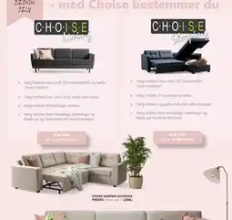 Daells Bolighus CHOISE SLEEPING SOVESOFA PRISEKS tilbud