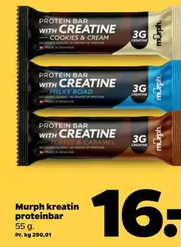 Netto Murph kreatin proteinbar tilbud