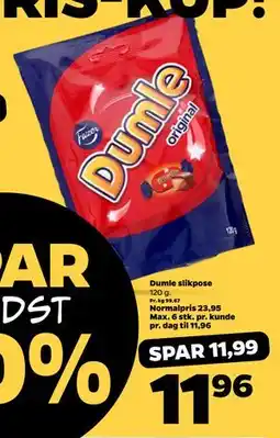 Netto Dumle slikpose tilbud