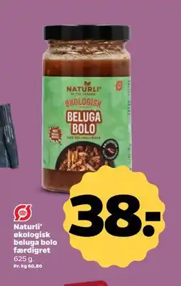 Netto Naturli' økologisk beluga bolo færdigret tilbud