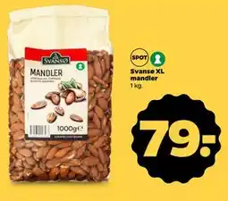 Netto Svansø XL mandler tilbud