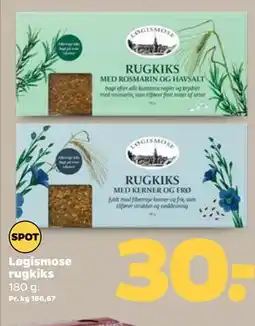 Netto Løgismose rugkiks tilbud