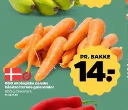 Netto ØGO økologiske danske håndsorterede gulerødder tilbud