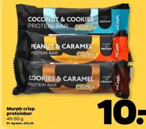 Netto Murph crisp proteinbar tilbud