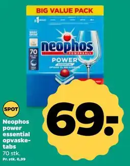 Netto Neophos power essential opvasketabs tilbud