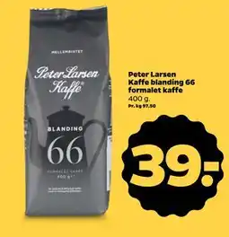 Netto Peter Larsen Kaffe blanding 66 formalet kaffe tilbud