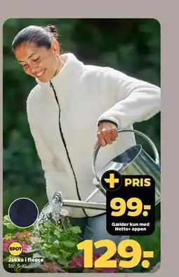 Netto Jakke i fleece tilbud