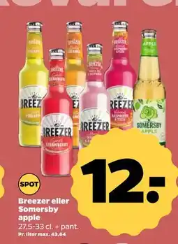 Netto Breezer eller Somersby apple tilbud