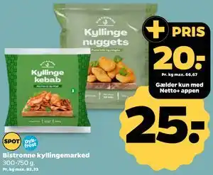Netto Bistronne kyllingemarked tilbud