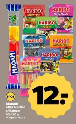 Netto Maoam eller Haribo slikpose tilbud