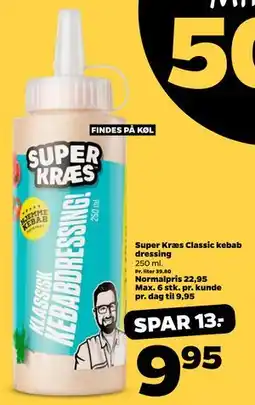 Netto Super Kræs Classic kebab dressing tilbud
