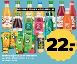 Netto Innocent juice eller smoothie tilbud