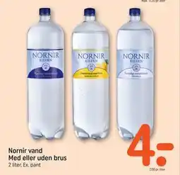 REMA 1000 Nornir vand Med eller uden brus tilbud