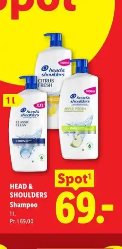 Lidl HEAD & SHOULDERS Shampoo tilbud