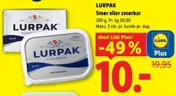 Lidl LURPAK Smør eller smørbar, App-pris tilbud