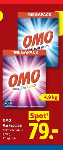 Lidl OMO Vaskepulver tilbud