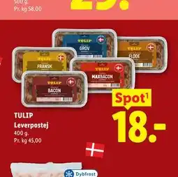 Lidl TULIP Leverpostej tilbud