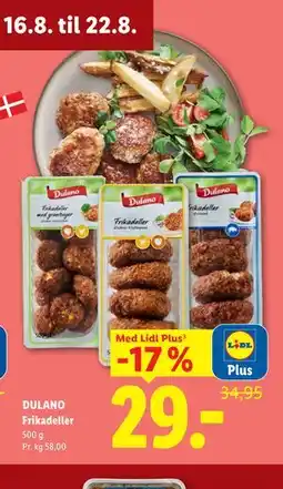 Lidl DULANO Frikadeller, App-pris tilbud