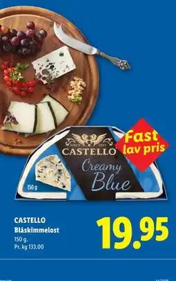 Lidl CASTELLO Blåskimmelost tilbud