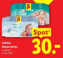 Lidl LUPILU Vådservietter tilbud