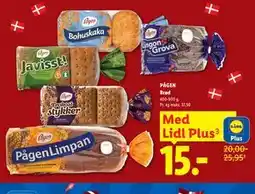 Lidl PÅGEN Brød, App-pris tilbud