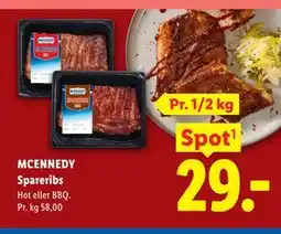 Lidl MCENNEDY Spareribs tilbud