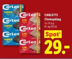 Lidl CARLETTI Chokopålæg tilbud
