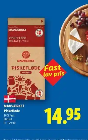 MADVÆRKET Piskefløde